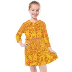 Beer Alcohol Drink Drinks Kids  Quarter Sleeve Shirt Dress by Ket1n9