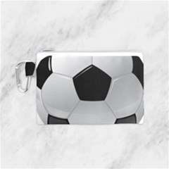 Soccer Ball Canvas Cosmetic Bag (small) by Ket1n9