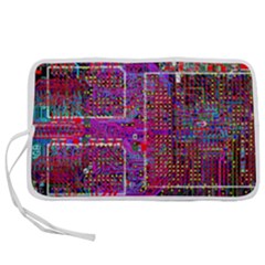 Technology Circuit Board Layout Pattern Pen Storage Case (s) by Ket1n9