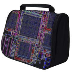 Cad Technology Circuit Board Layout Pattern Full Print Travel Pouch (big) by Ket1n9