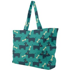 Happy Dogs Animals Pattern Simple Shoulder Bag by Ket1n9