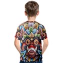 Wood Sculpture Bali Logo Kids  Cotton T-Shirt View2