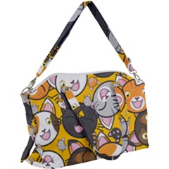 Cats Cute Kitty Kitties Kitten Canvas Crossbody Bag by Ket1n9