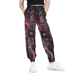 Chip Retro Technology Kids  Joggers by Cendanart