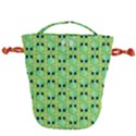Alien Pattern- Drawstring Bucket Bag View1