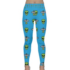 Alien Pattern Classic Yoga Leggings by Ket1n9