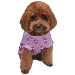 Alien Pattern Pink Dog T-shirt by Ket1n9