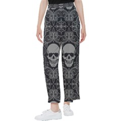 Dark Horror Skulls Pattern Women s Pants  by Ket1n9
