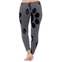 Dog Foodprint Paw Prints Seamless Background And Pattern Classic Winter Leggings View4