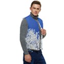 Crown Aesthetic Branches Hoarfrost Men s Button Up Puffer Vest	 View2