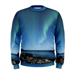 Aurora Borealis Lofoten Norway Men s Sweatshirt by Ket1n9