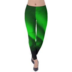 Aurora Borealis Northern Lights Velvet Leggings by Ket1n9