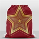 Christmas Star Seamless Pattern Drawstring Bag (Small) View2