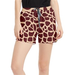 Animal Print Girraf Patterns Women s Runner Shorts by Ket1n9