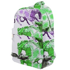 Horse Horses Animal World Green Classic Backpack by Ket1n9