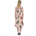 Horses For Courses Pattern Midi Sleeveless Dress View2