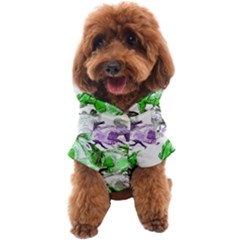 Horse Horses Animal World Green Dog Coat by Ket1n9