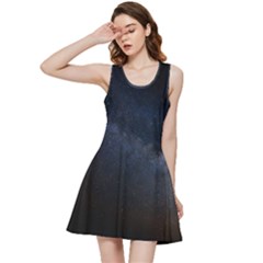 Cosmos Dark Hd Wallpaper Milky Way Inside Out Racerback Dress by Ket1n9