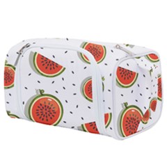 Seamless Background Pattern-with-watermelon Slices Toiletries Pouch by Ket1n9