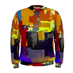 Abstract Vibrant Colour Men s Sweatshirt by Ket1n9