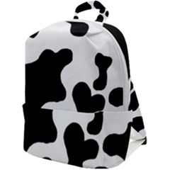 Cow Pattern Zip Up Backpack by Ket1n9