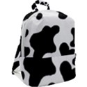 Cow Pattern Zip Up Backpack View2