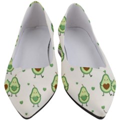 Cute Seamless Pattern With Avocado Lovers Women s Block Heels  by Ket1n9