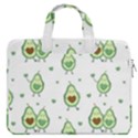 Cute Seamless Pattern With Avocado Lovers MacBook Pro 16  Double Pocket Laptop Bag  View1
