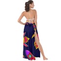 Space Patterns Maxi Chiffon Tie-Up Sarong View2