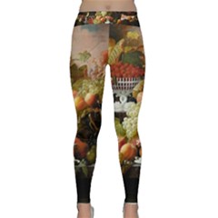 Abundance Of Fruit Severin Roesen Classic Yoga Leggings by Hannah976