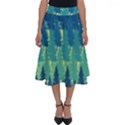 Christmas Trees Pattern Digital Paper Seamless Perfect Length Midi Skirt View1
