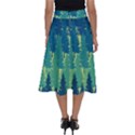 Christmas Trees Pattern Digital Paper Seamless Perfect Length Midi Skirt View2