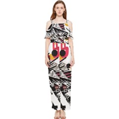 You Wanna Know The Real Me? Draped Sleeveless Chiffon Jumpsuit by essentialimage