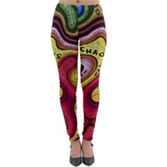 Chaos Unknown Unfamiliar Strange Lightweight Velour Leggings by Paksenen