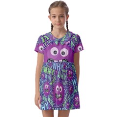 Why Not Question Reason Kids  Asymmetric Collar Dress by Paksenen