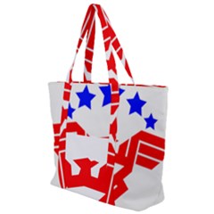 Eagle Star Zip Up Canvas Bag by Bedest