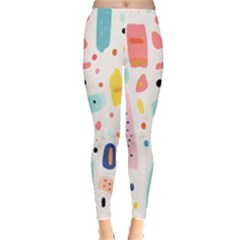 Abstract Seamless Colorful Pattern Everyday Leggings  by Ndabl3x