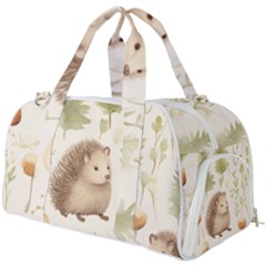 Hedgehog Mushroom Burner Gym Duffel Bag by Ndabl3x