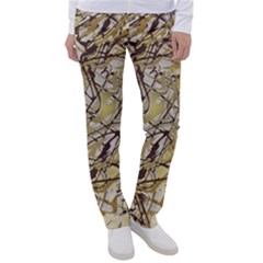 Marble Texture Pattern Seamless Women s Casual Pants by Ndabl3x