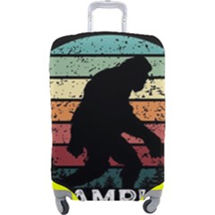 Monster Yeti Social Distance Monkey Luggage Cover (large) by Cendanart