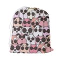 Cute Dog Seamless Pattern Background Drawstring Pouch (2XL) View2