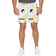 Graphic Design Geometric Background Men s Runner Shorts by Bedest