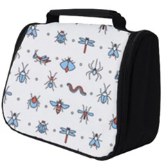 Insects Icons Square Seamless Pattern Full Print Travel Pouch (big) by Bedest