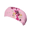 Love Angel Pink Hearts Yoga Headbands View1