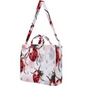 Ladybugs Pattern Texture Watercolor Square Shoulder Tote Bag View1