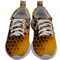 Honeycomb With Bees Kids Athletic Shoes by Bedest