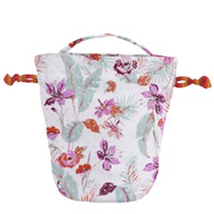 Flawer Drawstring Bucket Bag by saad11