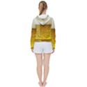 Light Beer Texture Foam Drink In A Glass Women s Tie Up Sweat View2
