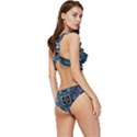 Circuit Board Motherboard Low Cut Ruffle Edge Bikini Set View3