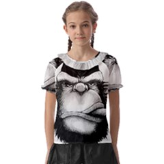 Png Huod Kids  Frill Chiffon Blouse by saad11